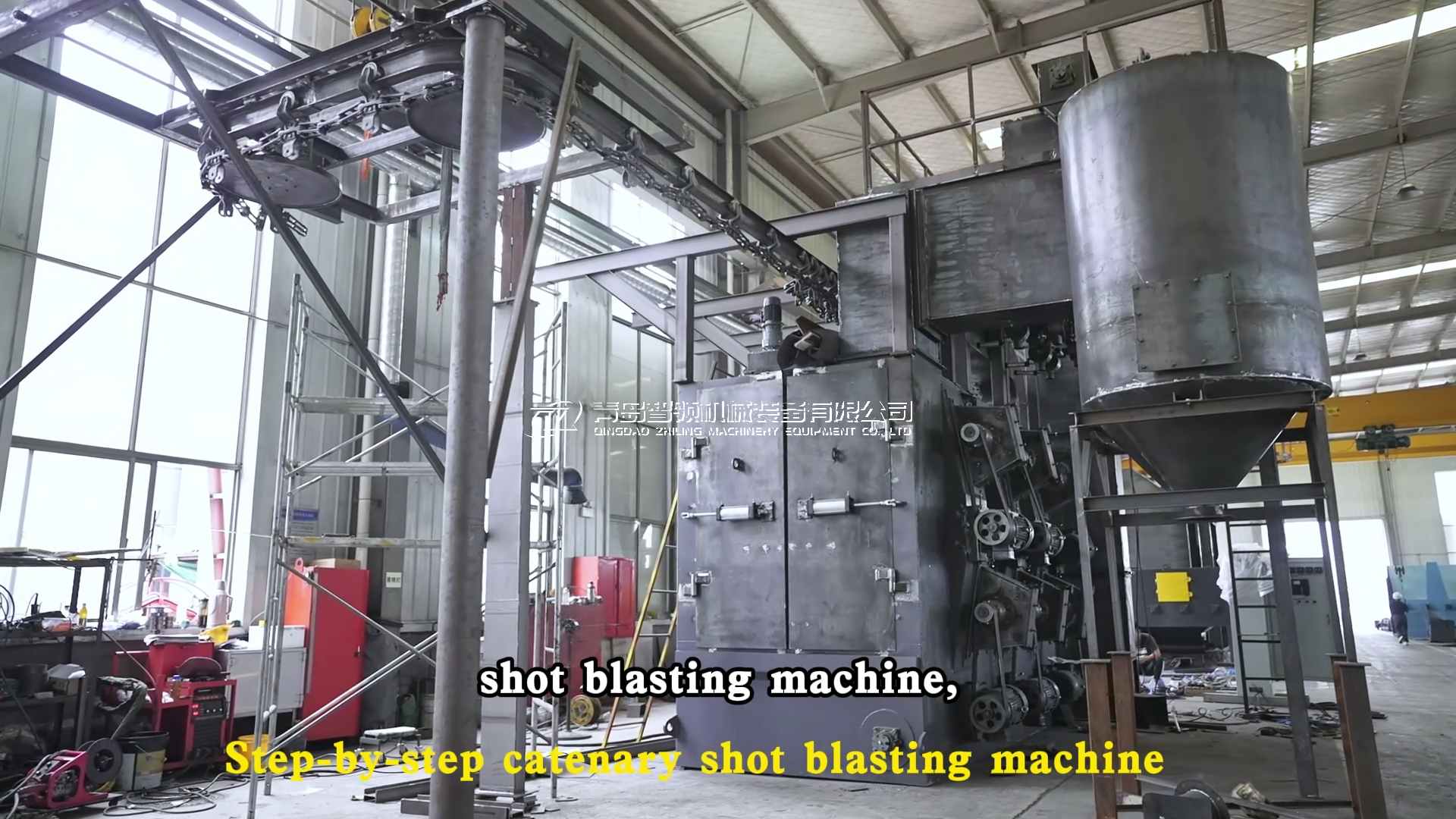 新的三站逐步的高架栏杆射击机接近Puhua